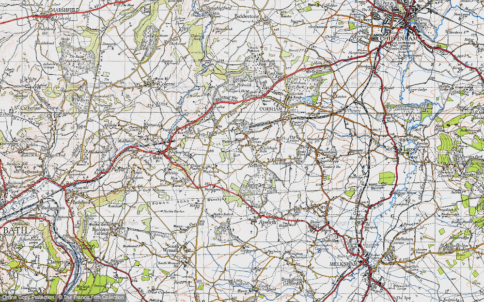 Old Map of Westwells, 1946 in 1946