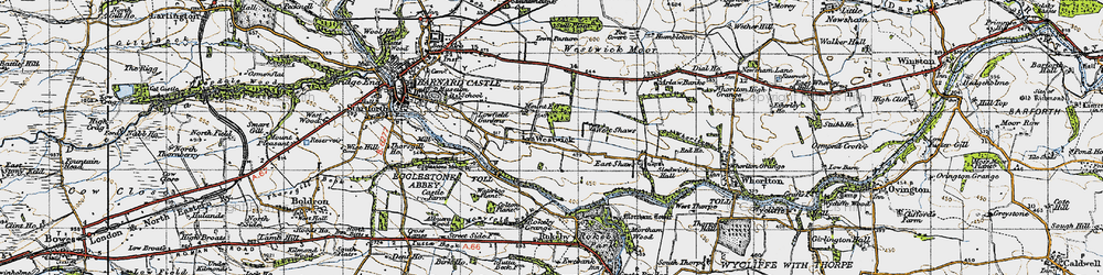 Old map of Arlaw Banks in 1947