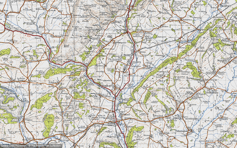 Old Map of Wettles, 1947 in 1947