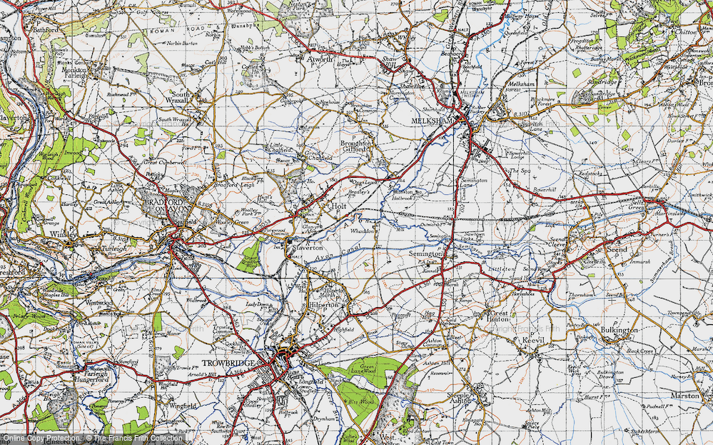 Old Map of Whaddon, 1946 in 1946