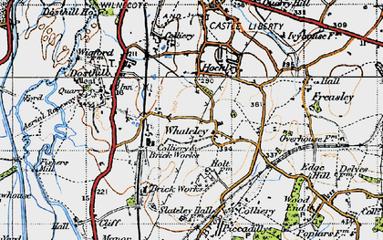 Old map of Whateley in 1946