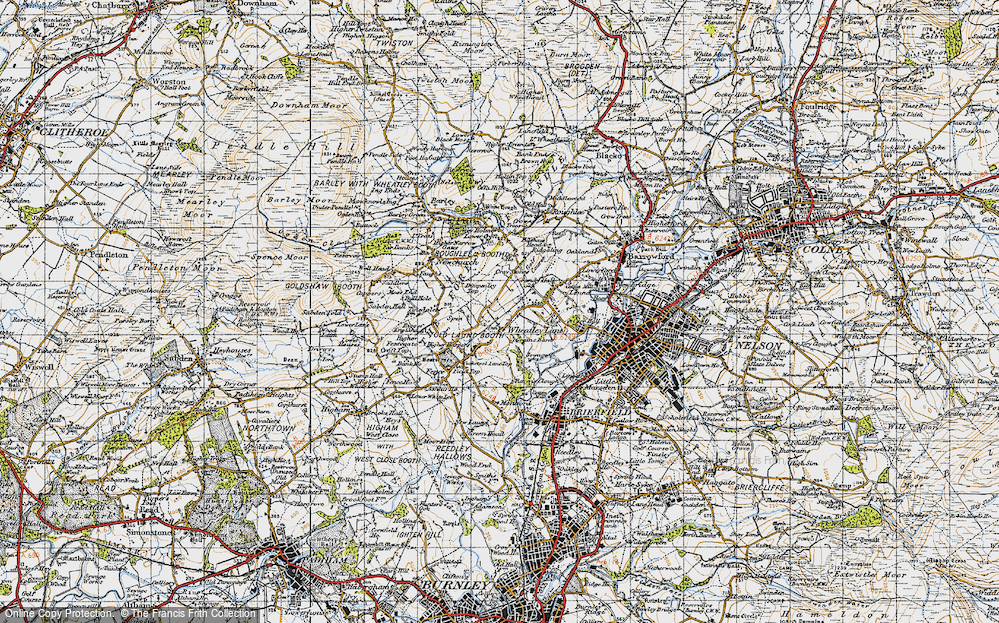 Old Maps of Wheatley Lane, Lancashire - Francis Frith