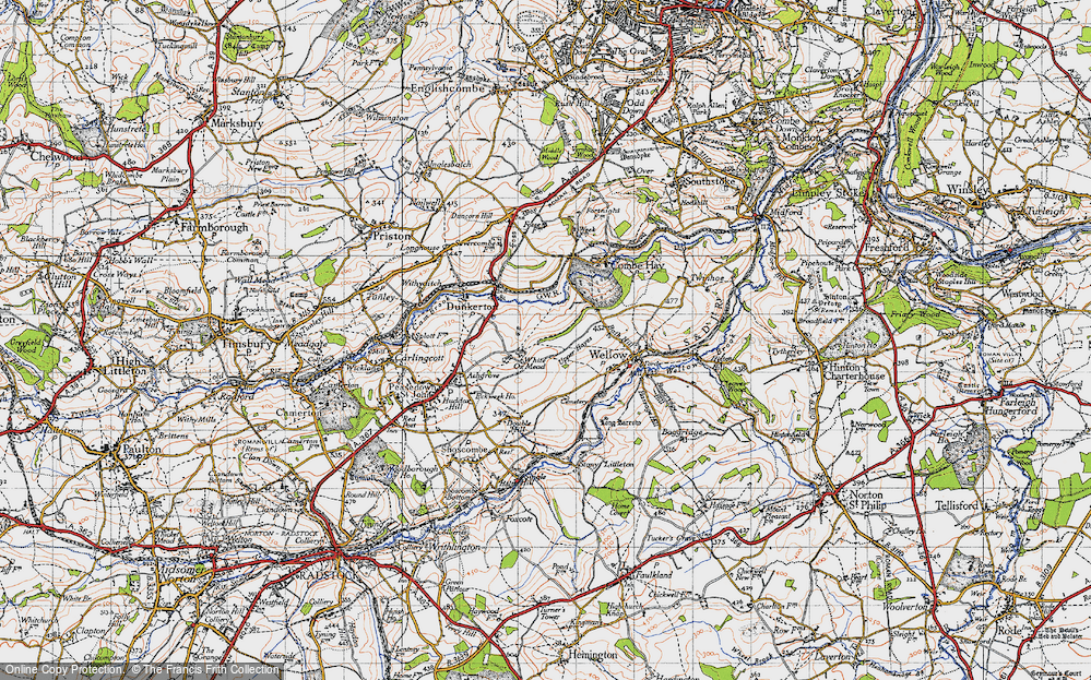 Old Map of White Ox Mead, 1946 in 1946