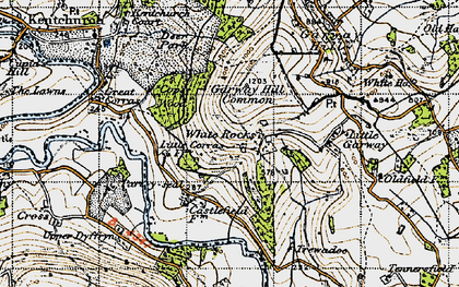 Old map of White Rocks in 1947