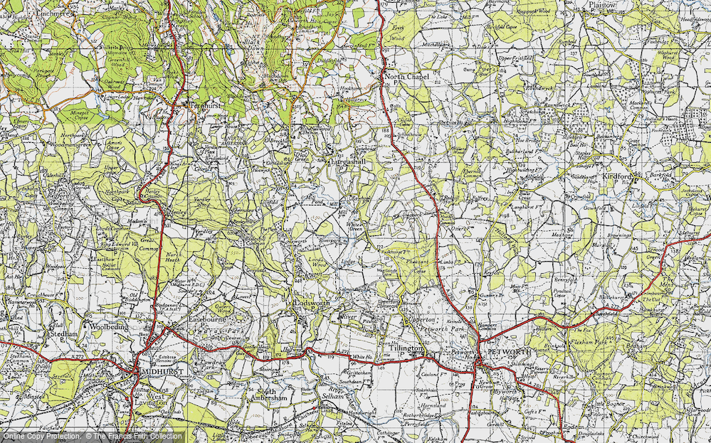 Old Map of White's Green, 1940 in 1940