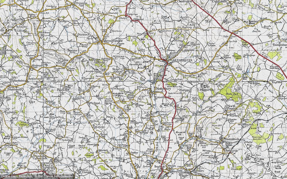 Old Map of Whitecross, 1945 in 1945