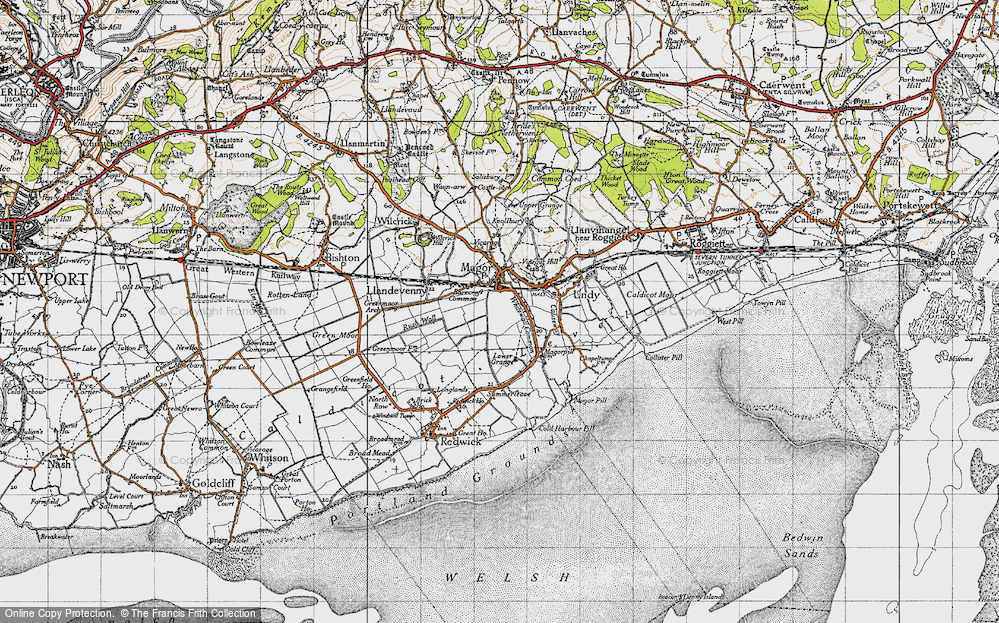 Old Map of Whitewall Common, 1946 in 1946