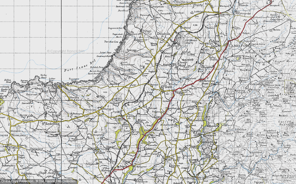 Old Map of Whitewell, 1946 in 1946