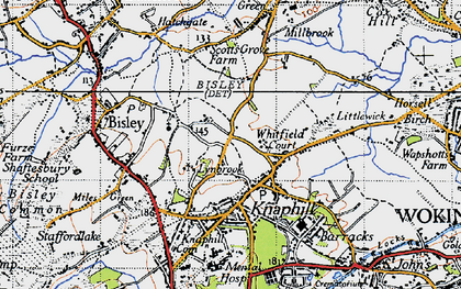 Old map of Whitfield Court in 1940