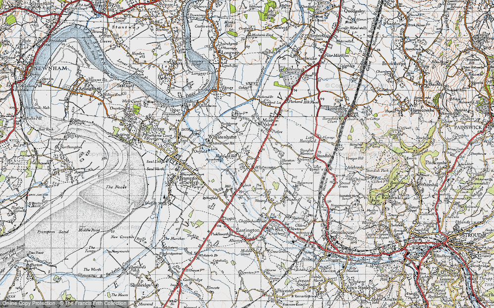 Old Map of Whitminster, 1946 in 1946