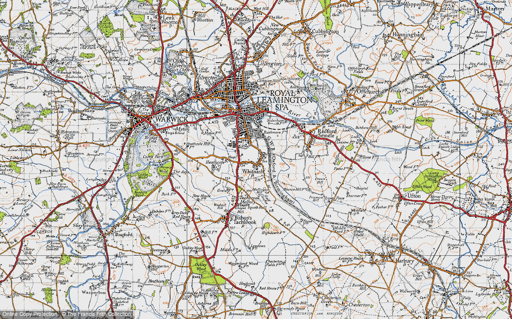 Old Map of Whitnash, 1946 in 1946