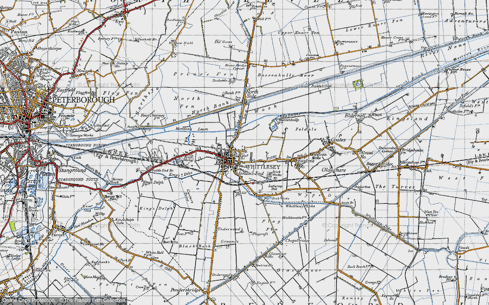 Old Map of Whittlesey, 1946 in 1946