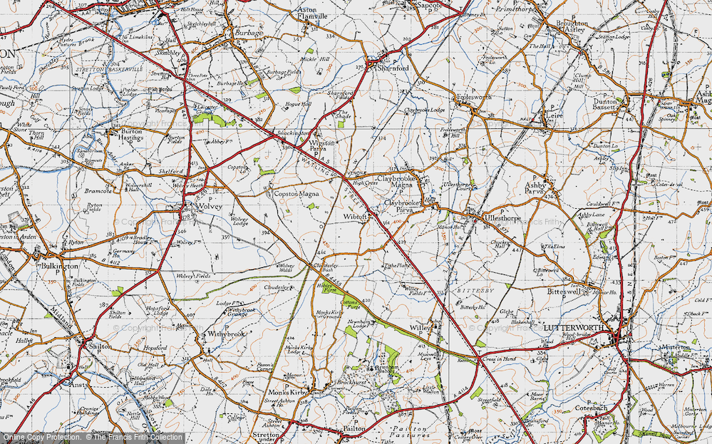 Old Map of Wibtoft, 1946 in 1946