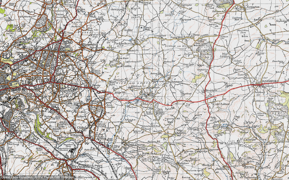 Old Map of Wick, 1946 in 1946