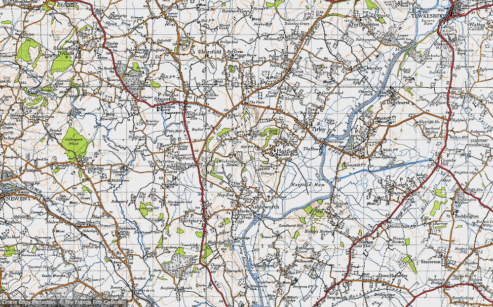 Old Map of Wickridge Street, 1947 in 1947