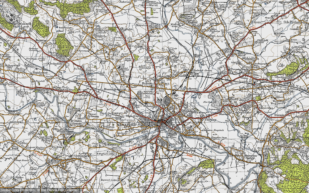Old Map of Widemarsh, 1947 in 1947