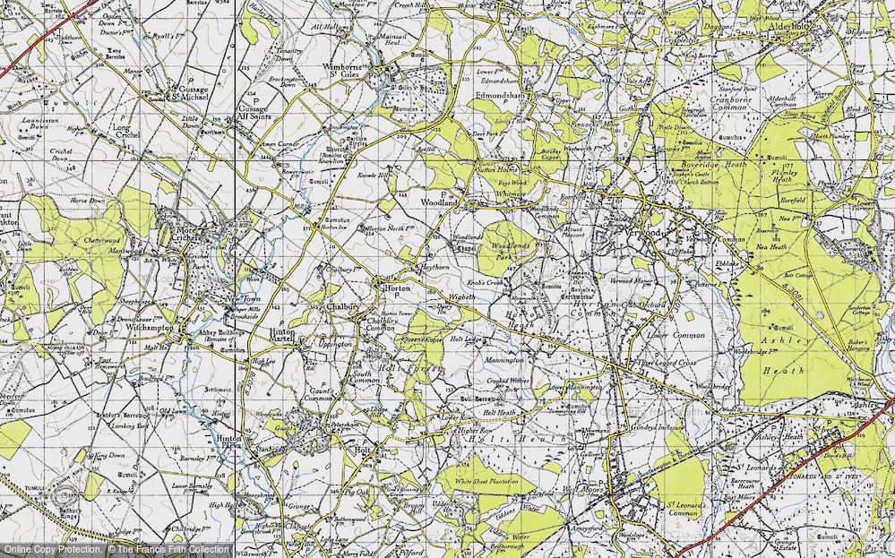 Old Map of Wigbeth, 1940 in 1940