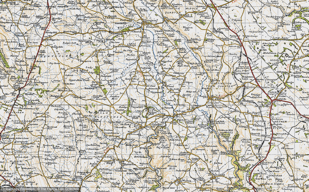 Old Map of Wigginstall, 1947 in 1947