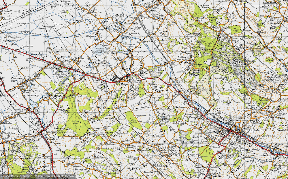 Old Map of Wigginton, 1946 in 1946