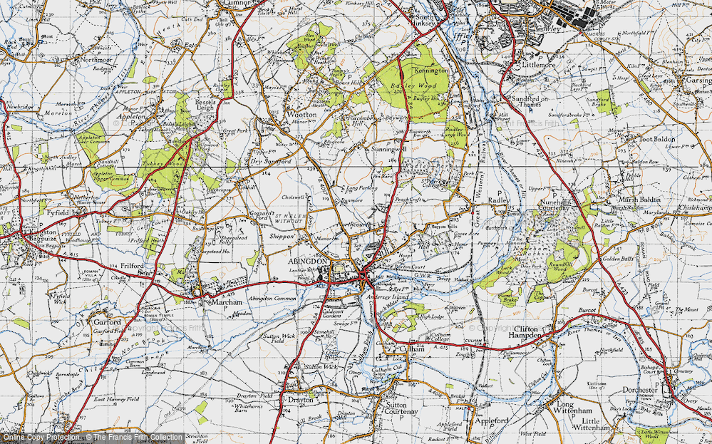 Old Map of Wildmoor, 1947 in 1947