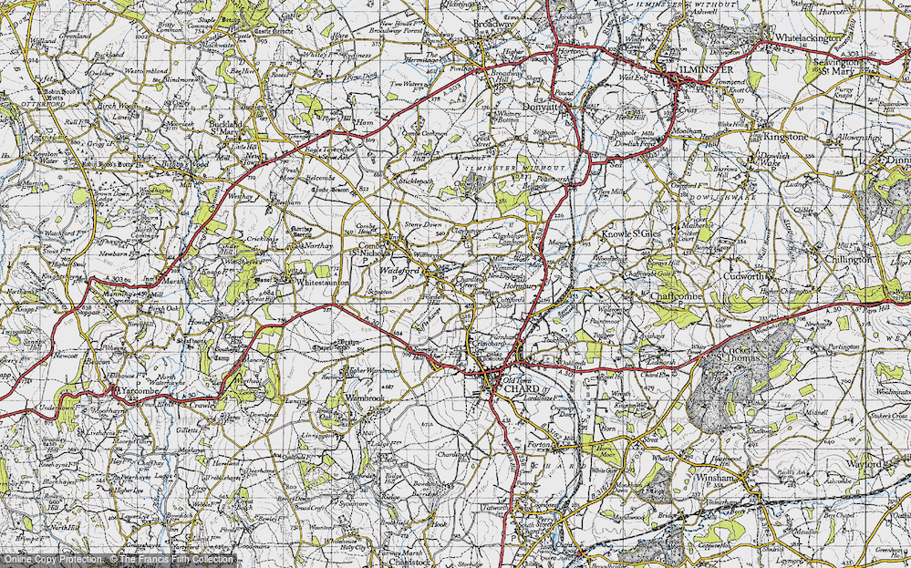Old Map of Willhayne, 1945 in 1945
