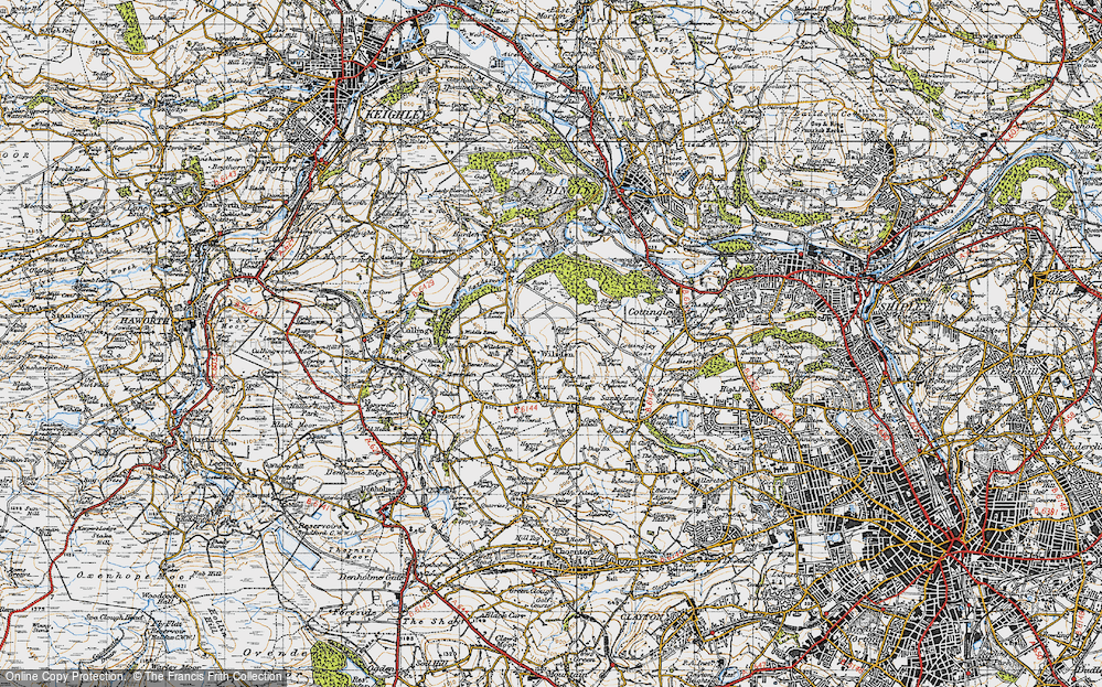 Old Map of Wilsden, 1947 in 1947