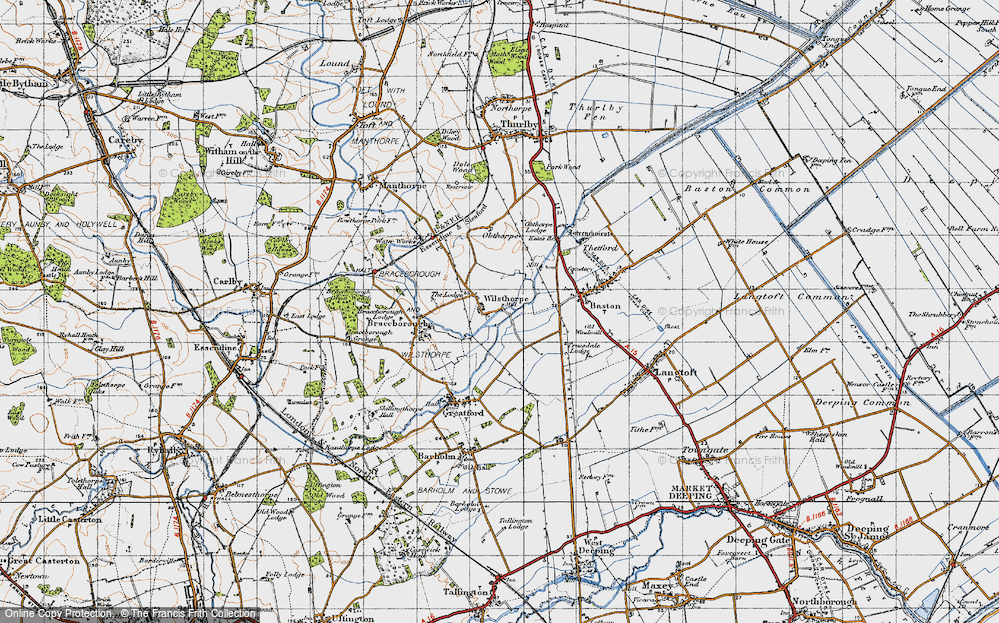 Old Map of Wilsthorpe, 1946 in 1946