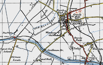 Old map of Windsor in 1947