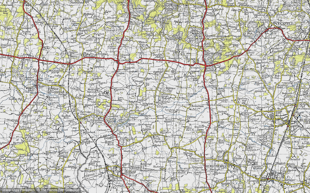 Old Map of Wineham, 1940 in 1940