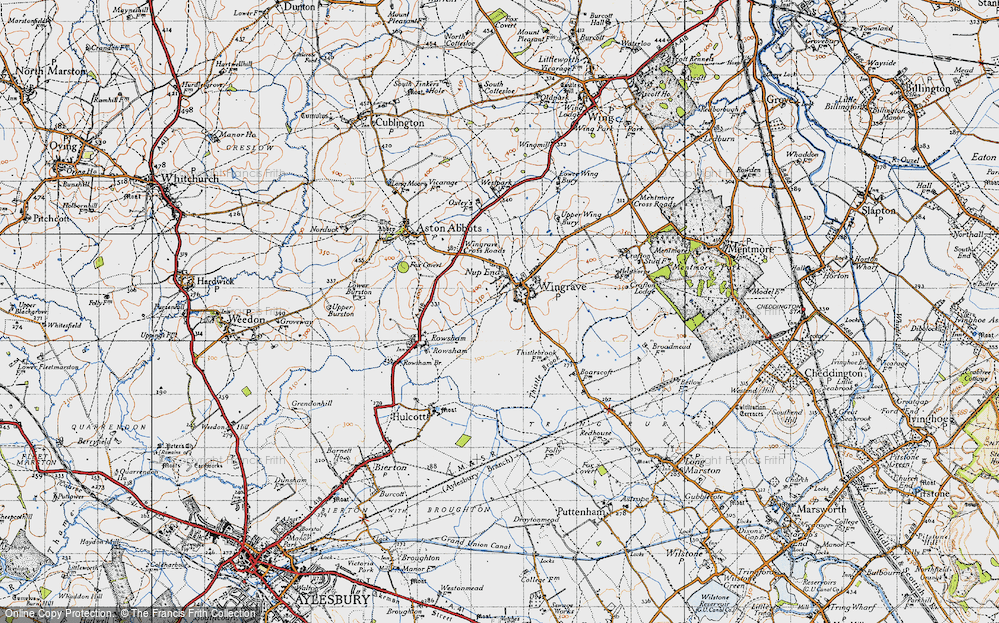 Old Map of Historic Map covering Boarscroft in 1946