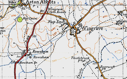 Old map of Boarscroft in 1946