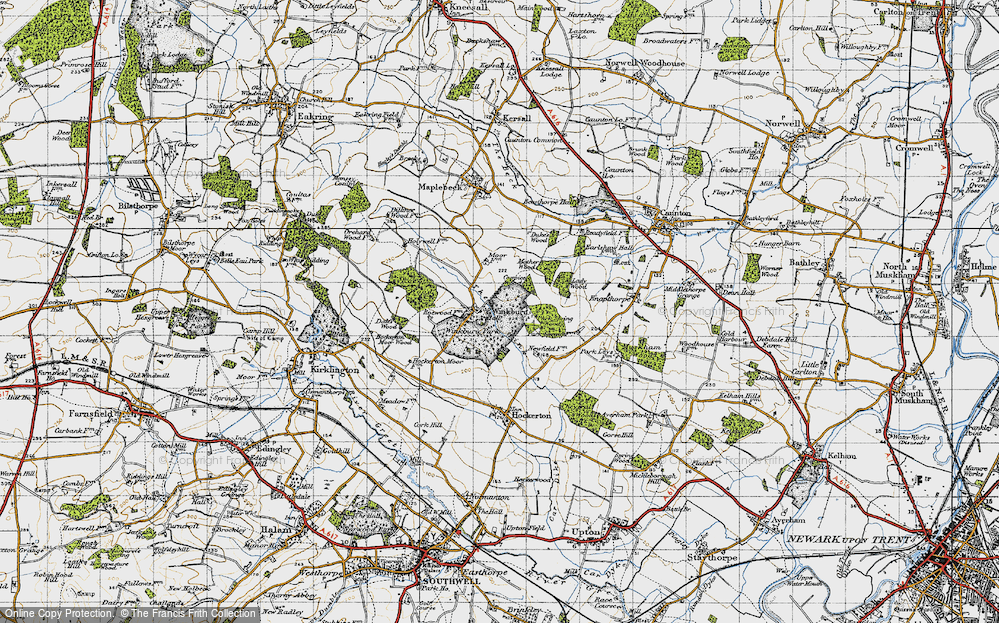 Old Map of Winkburn, 1947 in 1947