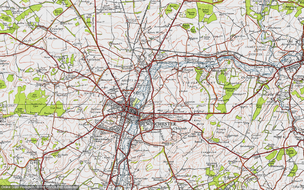 Old Maps Of Winnall, Hampshire - Francis Frith