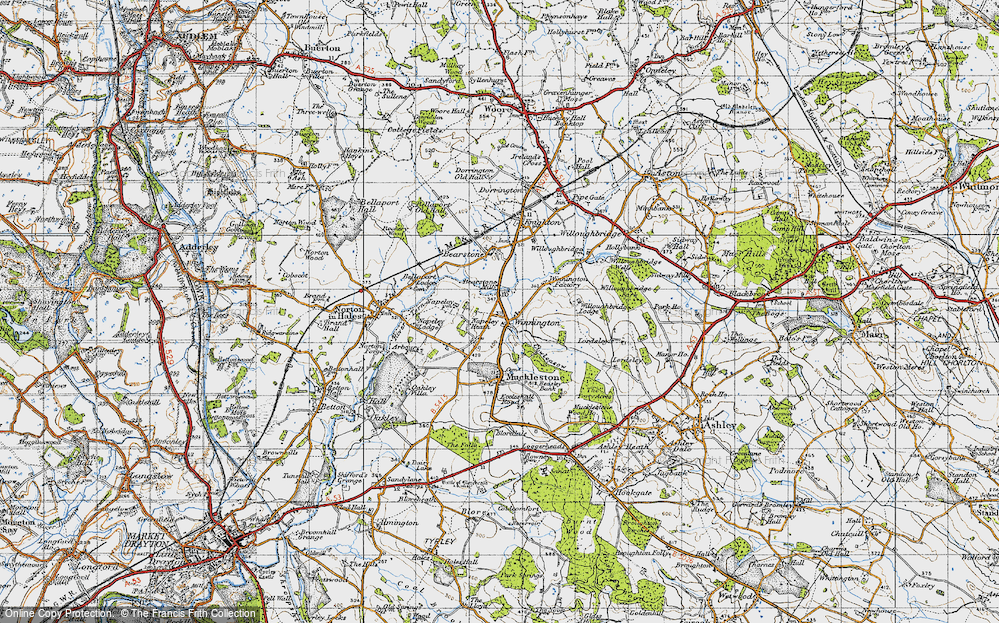 Old Map of Winnington, 1946 in 1946