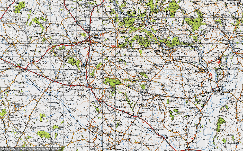 Old Map of Winnothdale, 1946 in 1946