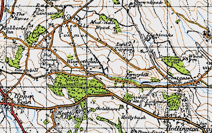 Old map of Winnothdale in 1946