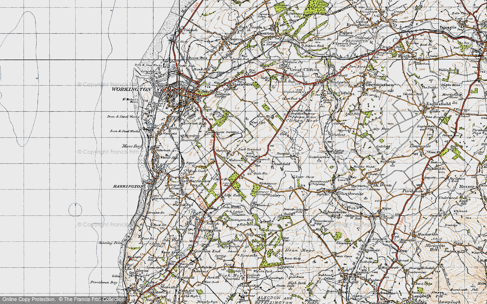 Old Map of Winscales, 1947 in 1947