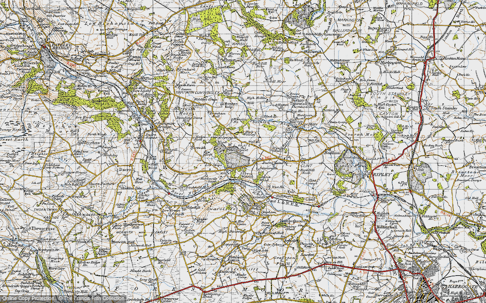 Old Map of Winsley, 1947 in 1947