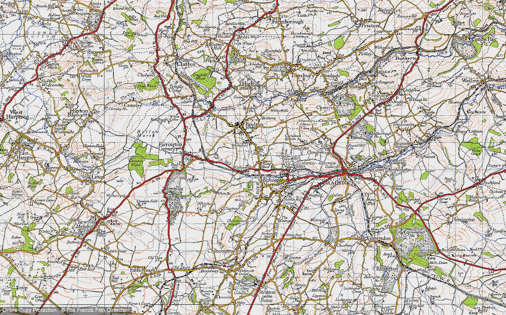 Old Map of Winterfield, 1946 in 1946