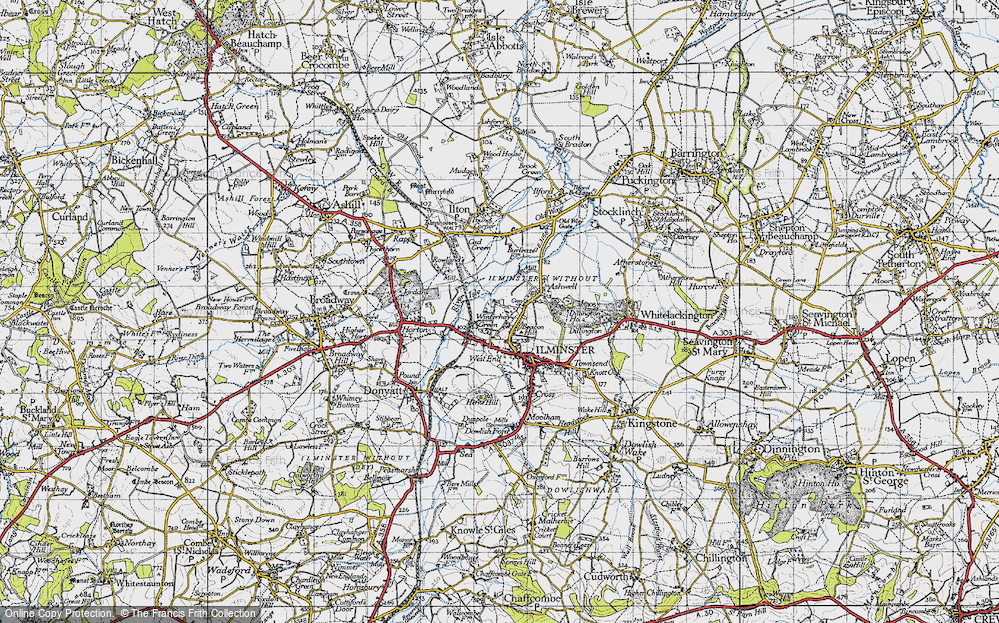 Old Map of Winterhay Green, 1945 in 1945