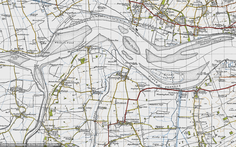 Old Map of Winteringham, 1947 in 1947