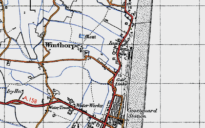 Old map of Winthorpe in 1946