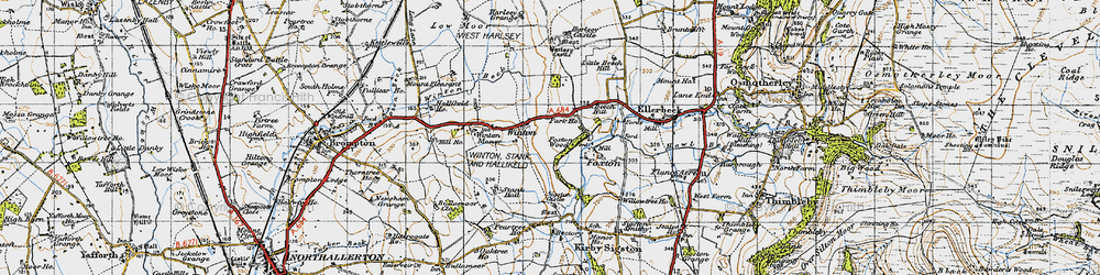 Old map of Winton Grange in 1947