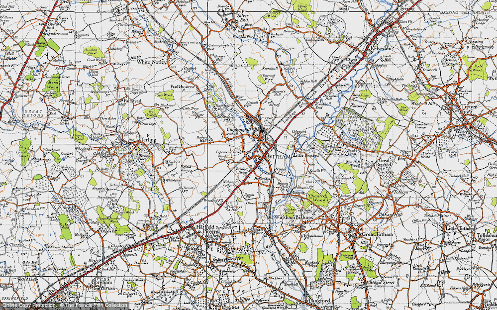 Old Maps Of Witham Essex Francis Frith