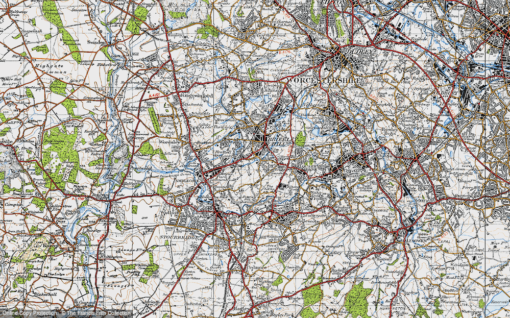 Old Map of Withymoor Village, 1946 in 1946