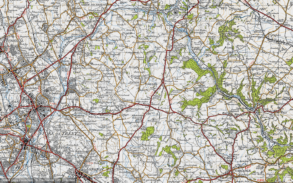 Old Map of Withystakes, 1946 in 1946