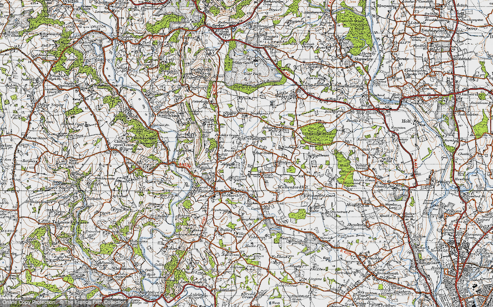 Old Map of Witton Hill, 1947 in 1947