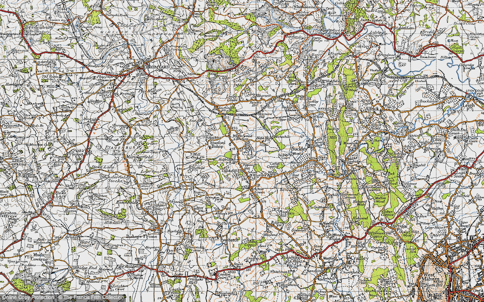 Old Map of Wofferwood Common, 1947 in 1947