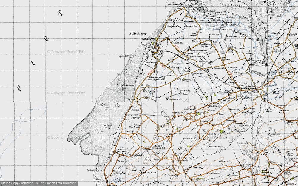 Old Map of Wolsty, 1947 in 1947
