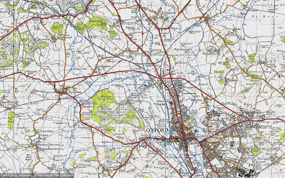 Old Map of Wolvercote, 1946 in 1946